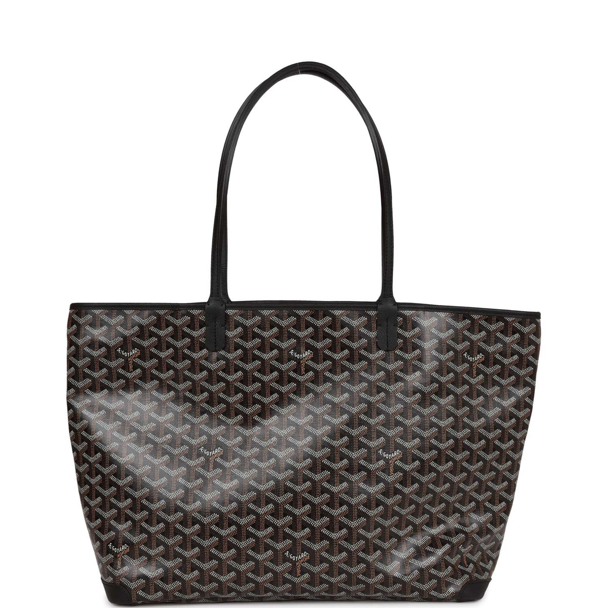 Goyard Goyardine White Artois GM Tote Bag Palladium Hardware